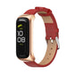 MIJOBS Metal Case Microfiber Leather Watch Band, For Samsung Galaxy Fit 2