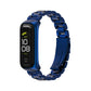 MIJOBS Three-bead Metal Stainless Steel Watch Band, For Samsung Galaxy Fit 2
