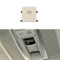 Cream beige sunroof dome light switch button with vent-style icon and side mounting tabs