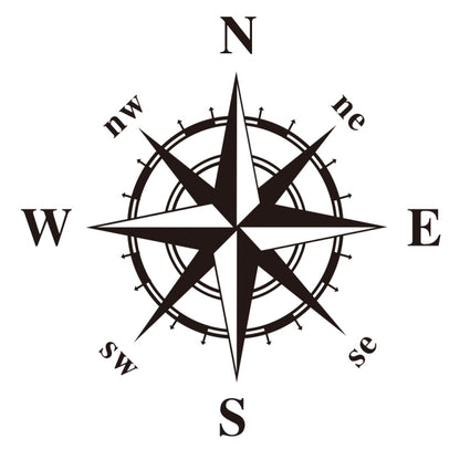 D-366 Compass Pattern Car Modified Decorative Sticker, D-366