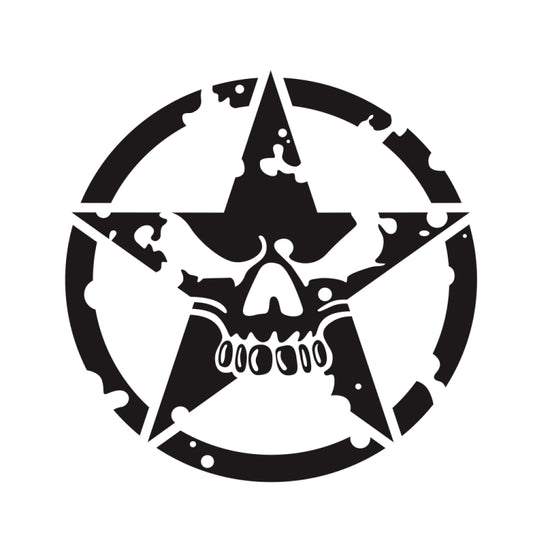 D-520 Star Pattern Car Modified Hood Decorative Sticker, D-520