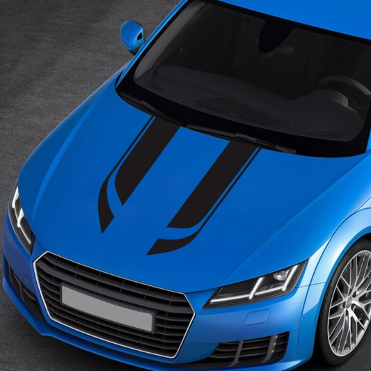 D-711 Stripe Pattern Car Modified Hood Decorative Sticker, D-711