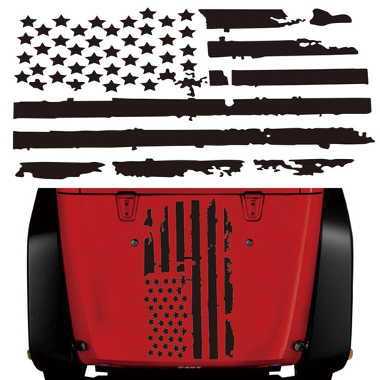 D-778 American Flag Pattern Car Modified Decorative Sticker, D-778