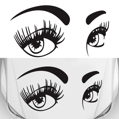 D-821 Beauty Eyes Pattern Car Modified Decorative Sticker, D-821