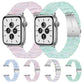 Three-Bead Translucent Watch Band For Apple Watch Series, 7 45mm / 6&SE&5&4 44mm / 3&2&1 42mm, 7 41mm / 6&SE&5&4 40mm / 3&2&1 38mm