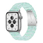 Three-Bead Translucent Watch Band For Apple Watch Series, 7 45mm / 6&SE&5&4 44mm / 3&2&1 42mm, 7 41mm / 6&SE&5&4 40mm / 3&2&1 38mm