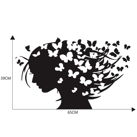 D-956 Butterfly Girl Pattern Car Modified Decorative Sticker, D-956