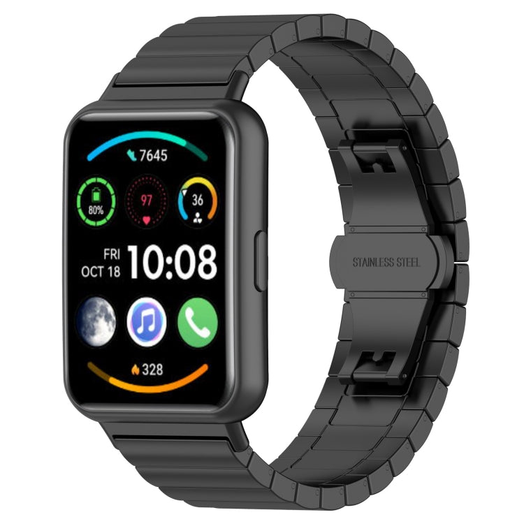 For Huawei Watch Fit 2 One-bead Metal Stainless Steel Watch Band