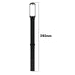 Nylon loop watch band with black nylon strap, 260mm length, and clasp