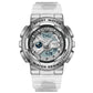 Sanda 3137 TPU Strap Luminous Waterproof Dual Display Electronic Watch