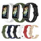 Silicone watch band set with multiple colors, including strap bands and buckles