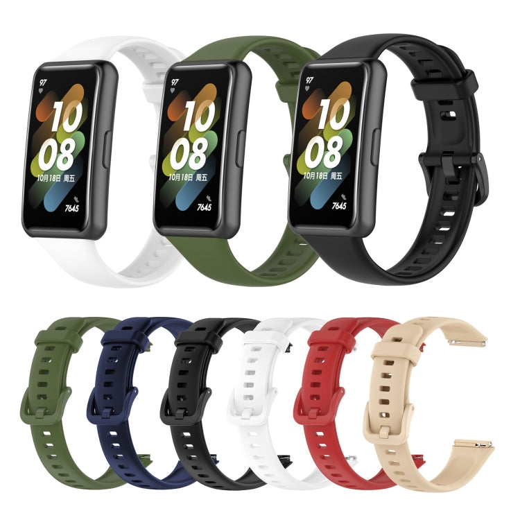 Silicone watch band set with multiple colors, including strap bands and buckles