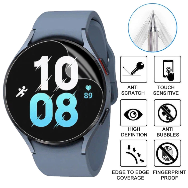 44mm smartwatch screen protector hydrogel film with edge-to-edge coverage