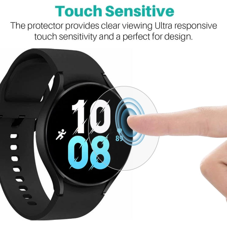 Clear 44mm smartwatch screen protector hydrogel film, touch point on display