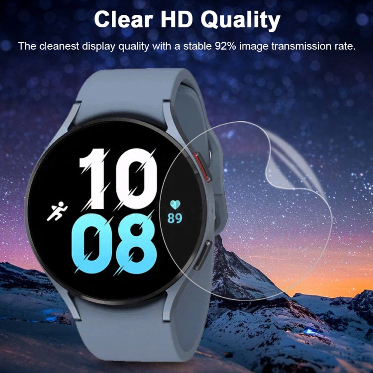 44mm smartwatch screen protector hydrogel film, clear high-definition viewing surface