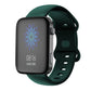 Butterfly Buckle Silicone Watch Band, For Xiaomi Mi Watch 18mm