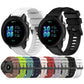 22mm silicone twill watch band set, multiple colors, snap-buckle strap for Garmin Forerunner 955