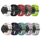 22mm silicone twill watch band set, multi-color silicone straps for Garmin Forerunner 955