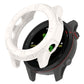 White hollow TPU watch case with rugged bumper and open circular opening