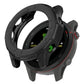 Black hollow TPU watch case with protective bumper for a fitness watch.
