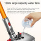 Electric mopping head with large clear water tank while pouring water into tank