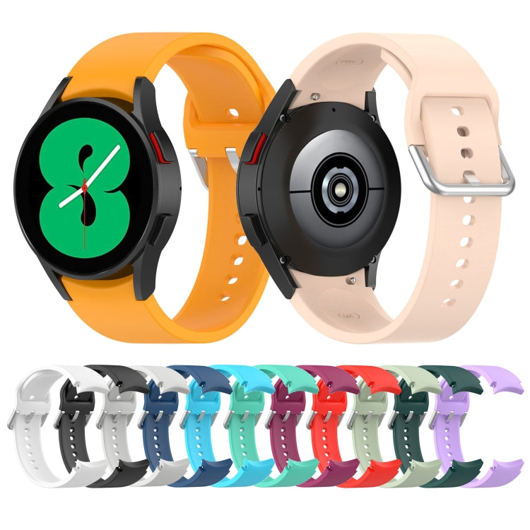 Silicone round buckle watch band set, assorted strap colors with metal clasps