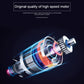 Electric vacuum floor brush with internal motor and airflow channel, silver housing
