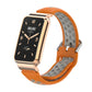 Silicone Metal Frame Watch Band, For Xiaomi Mi Band 7 Pro