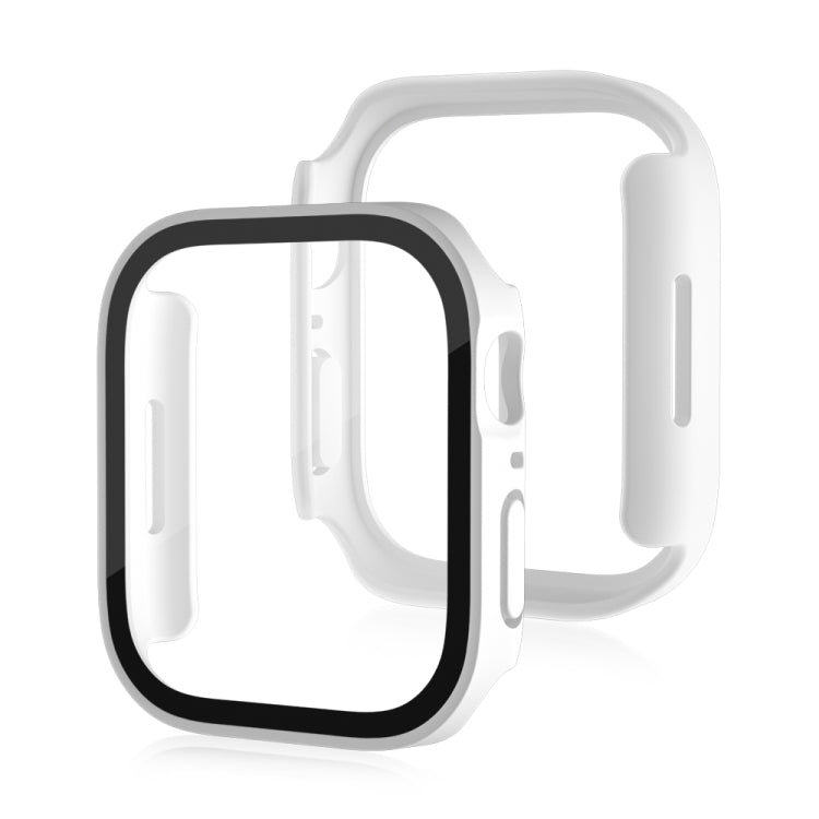 Life Waterproof Frosted 2 in 1 PC Frame + Tempered Glass Protective Case, For Apple Watch Series 9 / 8 / 7 45mm, For Apple Watch Series 9 / 8 / 7 41mm, For Apple Watch Series 6 / 5 / 4 / SE 44mm, For Apple Watch Series 6 / 5 / 4 / SE 40mm              ...