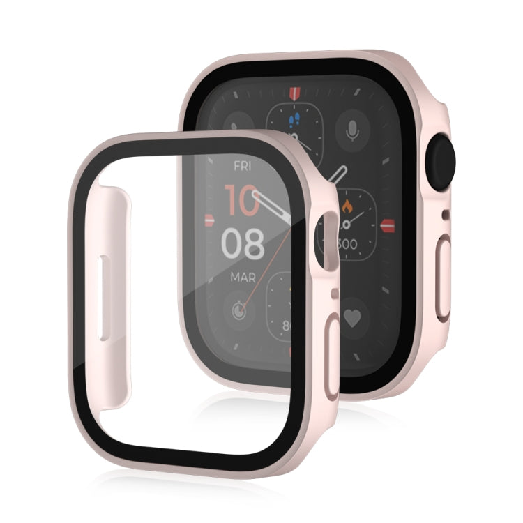 Life Waterproof Frosted 2 in 1 PC Frame + Tempered Glass Protective Case, For Apple Watch Series 9 / 8 / 7 45mm, For Apple Watch Series 9 / 8 / 7 41mm, For Apple Watch Series 6 / 5 / 4 / SE 44mm, For Apple Watch Series 6 / 5 / 4 / SE 40mm              ...