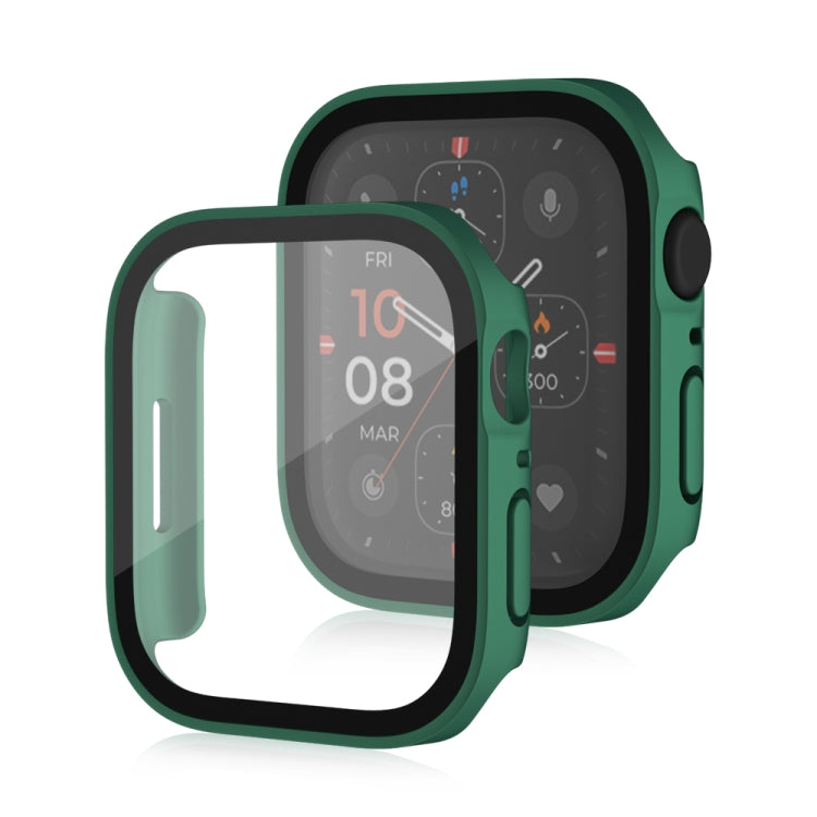 Life Waterproof Frosted 2 in 1 PC Frame + Tempered Glass Protective Case, For Apple Watch Series 9 / 8 / 7 45mm, For Apple Watch Series 9 / 8 / 7 41mm, For Apple Watch Series 6 / 5 / 4 / SE 44mm, For Apple Watch Series 6 / 5 / 4 / SE 40mm              ...