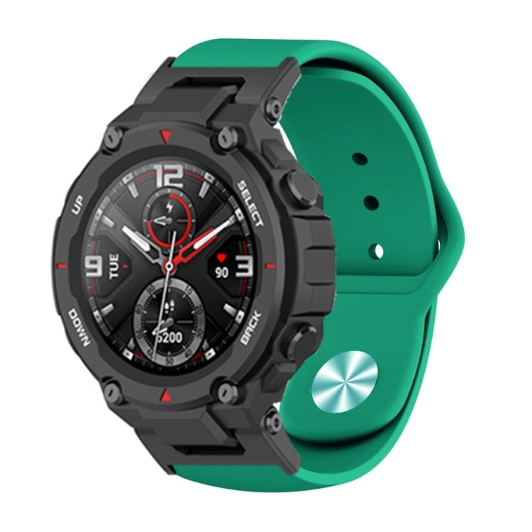 Silicone Reverse Buckle Watch Band, For Amazfit T-Rex / T-Rex Pro / Ares