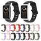 Multi-color TPU watch band set with perforated holes and different strap colors