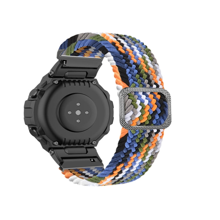 Adjustable Buckle Braided Nylon Watch Band, For Amazfit T-Rex / T-Rex Pro / Ares