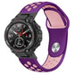 Two-color Holes Reverse Buckle Silicone Watch Band, For Amazfit T-Rex 2