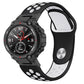 Two-color Holes Reverse Buckle Silicone Watch Band, For Amazfit T-Rex 2