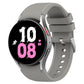 Universal Leather Texture Silicone Watch Band, For Samsung Galaxy Watch5 / Watch5 Pro /  Watch4