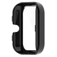Black fully enclosed watch case with raised bezel and side protection rails.