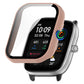 Pink fully enclosed PC watch case with clear front screen cover