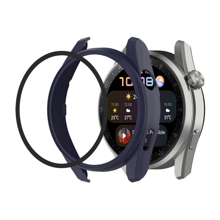 PC + Tempered Glass Integrated Protective Watch Case, For Huawei Watch3 Pro New
