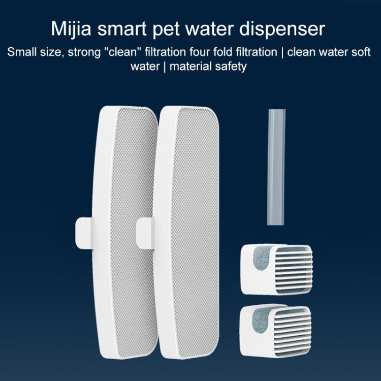 Mijia smart pet water dispenser replacement filter set with two tall mesh filters