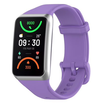 Purple soft silicone watch band with buckle for OPPO Band 2