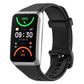 Black soft silicone watch band with buckle for OPPO Band 2
