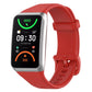 Red soft silicone watch band with buckle for OPPO Band 2