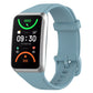 Light blue soft silicone watch band with buckle for OPPO Band 2
