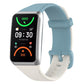 Light blue soft silicone watch band with buckle for OPPO Band 2