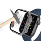 45mm smartwatch protective case with gray frame, shown with impact protection
