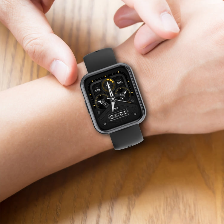 Solid Color Soft Silicone Watch Band, For Realme Watch 3