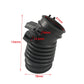 Car air intake hose size chart: 78mm length, 154mm height, 10mm spout