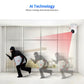 White SriHome ceiling-mounted WiFi surveillance camera with pan-tilt dome